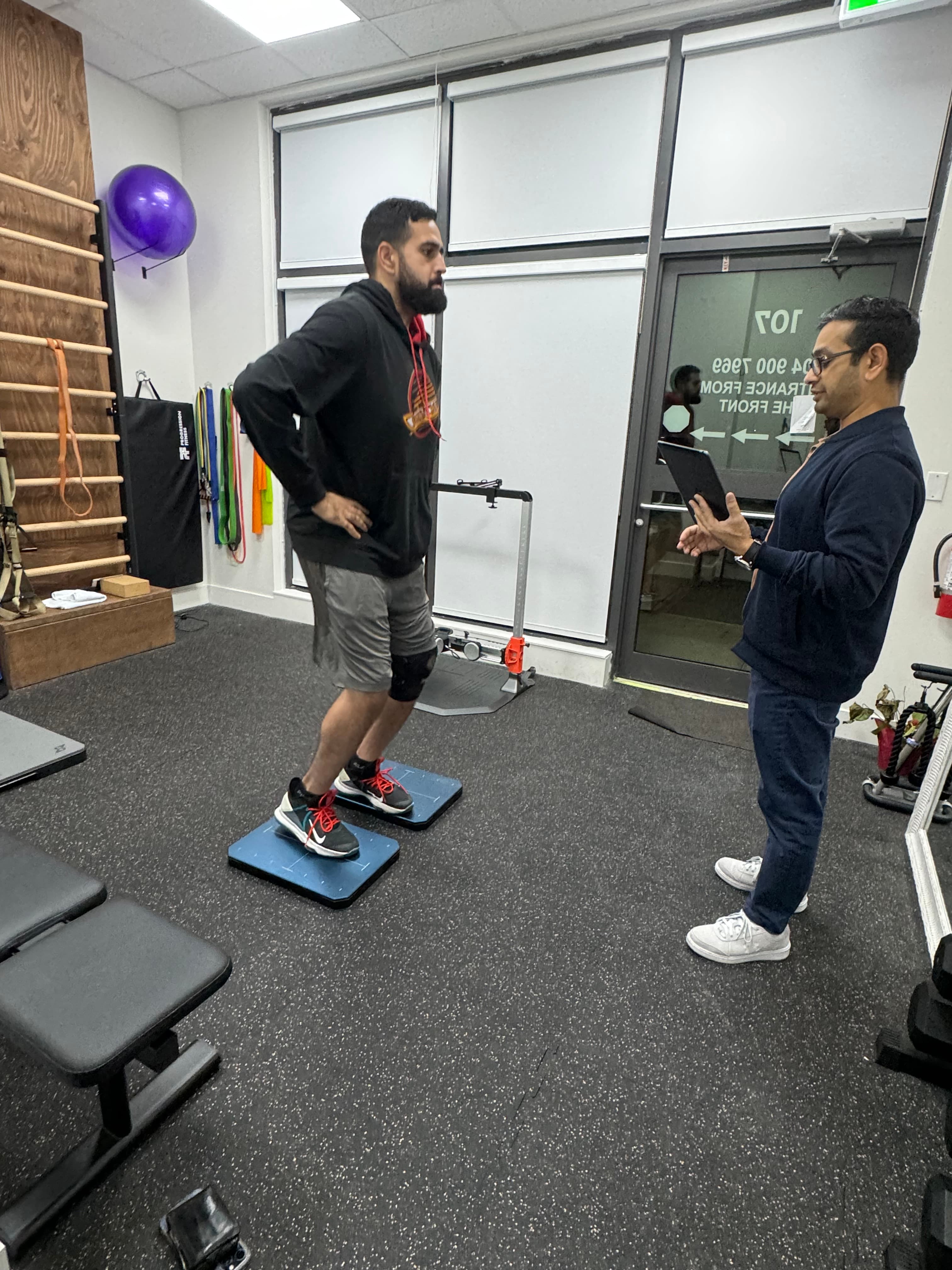 Authentic interior view of Regenesis Physiotherapy clinic in Surrey